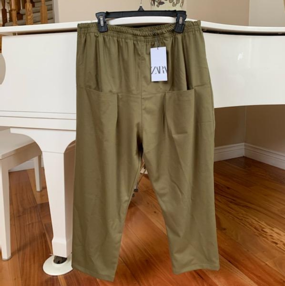 Olive Zara Pants (relaxed fit)